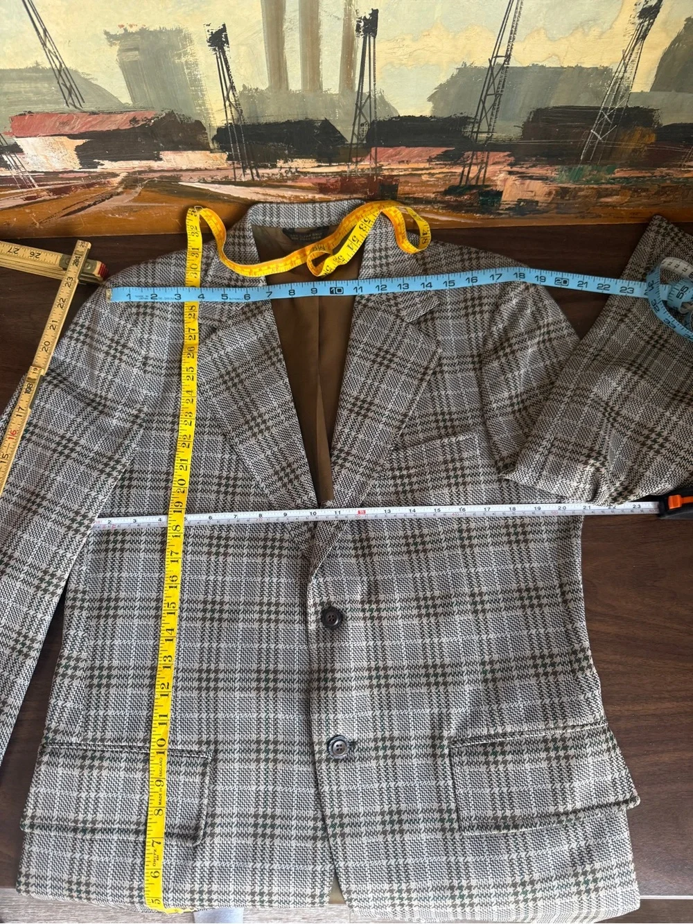 VTG Men's Sport Coat | Late 70s | Glen Plaid | Anders Clothing for Men | 38R